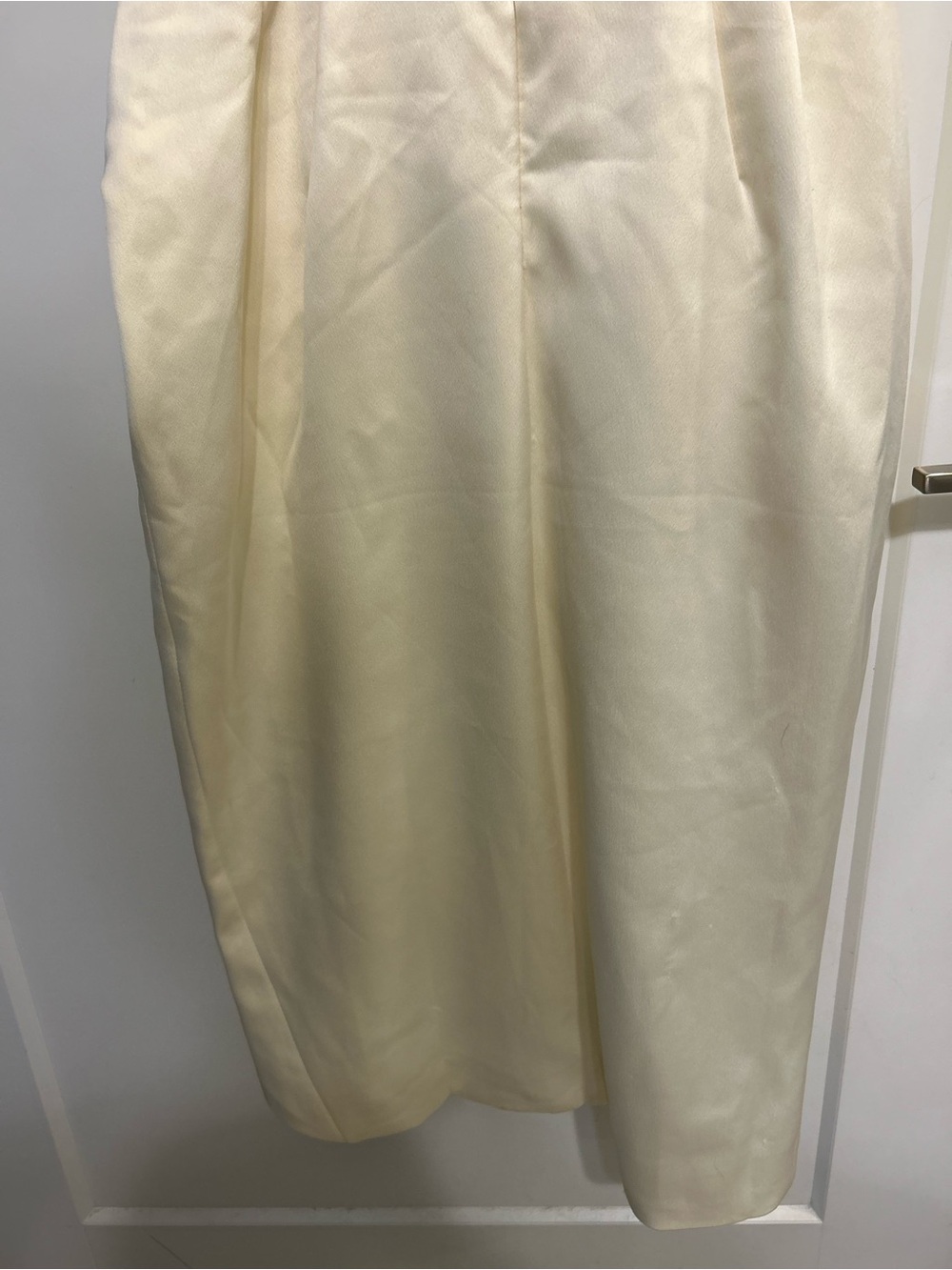 Beulah I Do Satin Elegant Corset Dress in Ivory - Picture 10 of 12